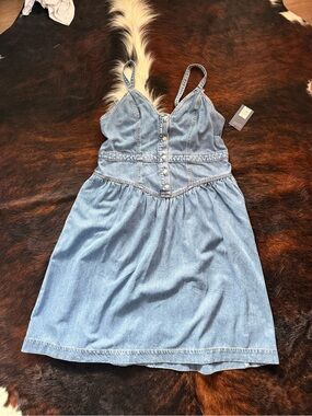 NEW Universal Thread Denim Corset Dress Size 12